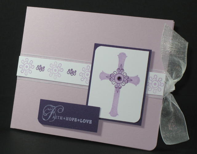 Stamps:  Everyday Blessings (Papertrey Ink)<br />
<br />
Cardstock:  Pale Plum (SU!), Classic...