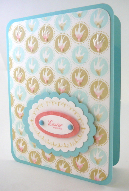 I saw Easter Lilies when I first looked at this stamp so I flipped them up and tried to paint...