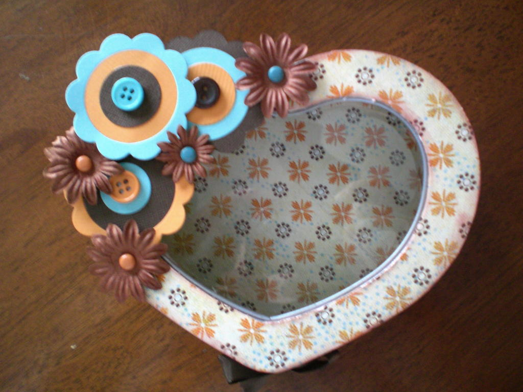 Heart Tin with Basic Grey Mellow