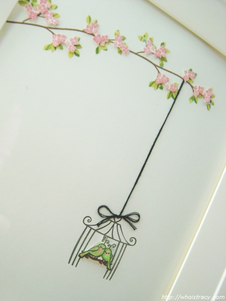 The flowers and leaves were paper-pieces. There are 50 leaves and 57 flowers. The centers are...