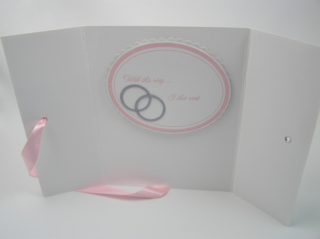 Wedding Day Card Open<br />
Stamps:  Wedding Day<br />
<br />
Ink:  Sweet Blush<br />
<br />...