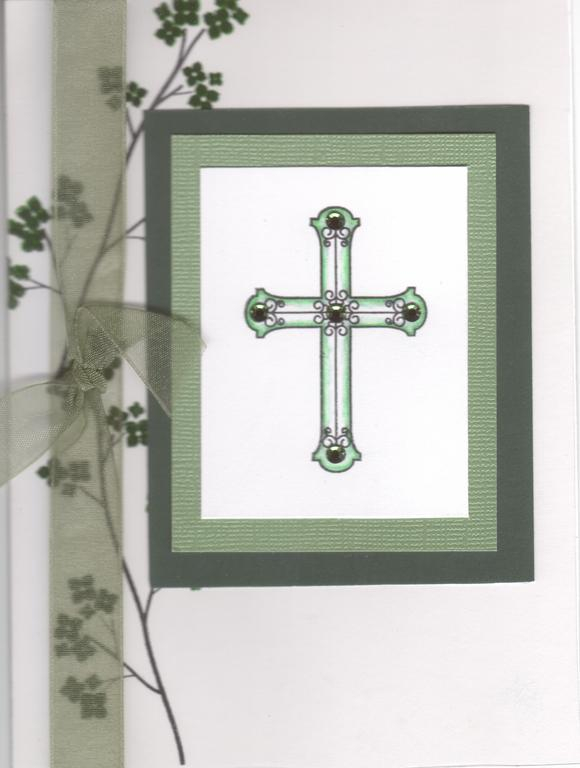 Front of the Easter card