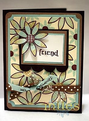Stamps: Beautiful Blooms (Papertrey Ink)<br />
Paper: Kraft, Chocolate Chip, Whisper White,...