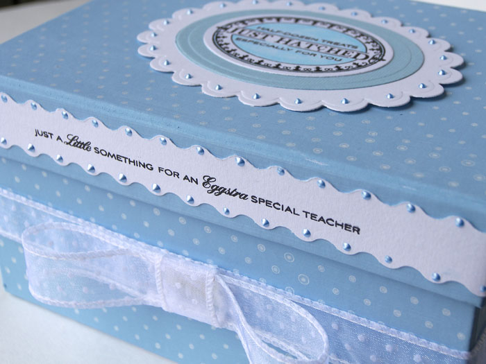 Stamps: Just Hatched, Polka Dot Basics<br />
Inks: Versafine Onyx Black, Joann&#039;s White...