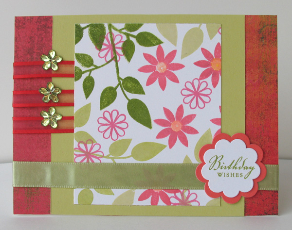Inspired by Card Positioning Systems Sketch #55, using Beautiful Blooms
