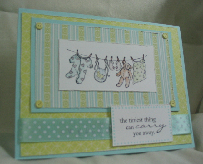 Here is my first PTI card!  The layout is from the front cover of March 2008 CardMaker.  The...