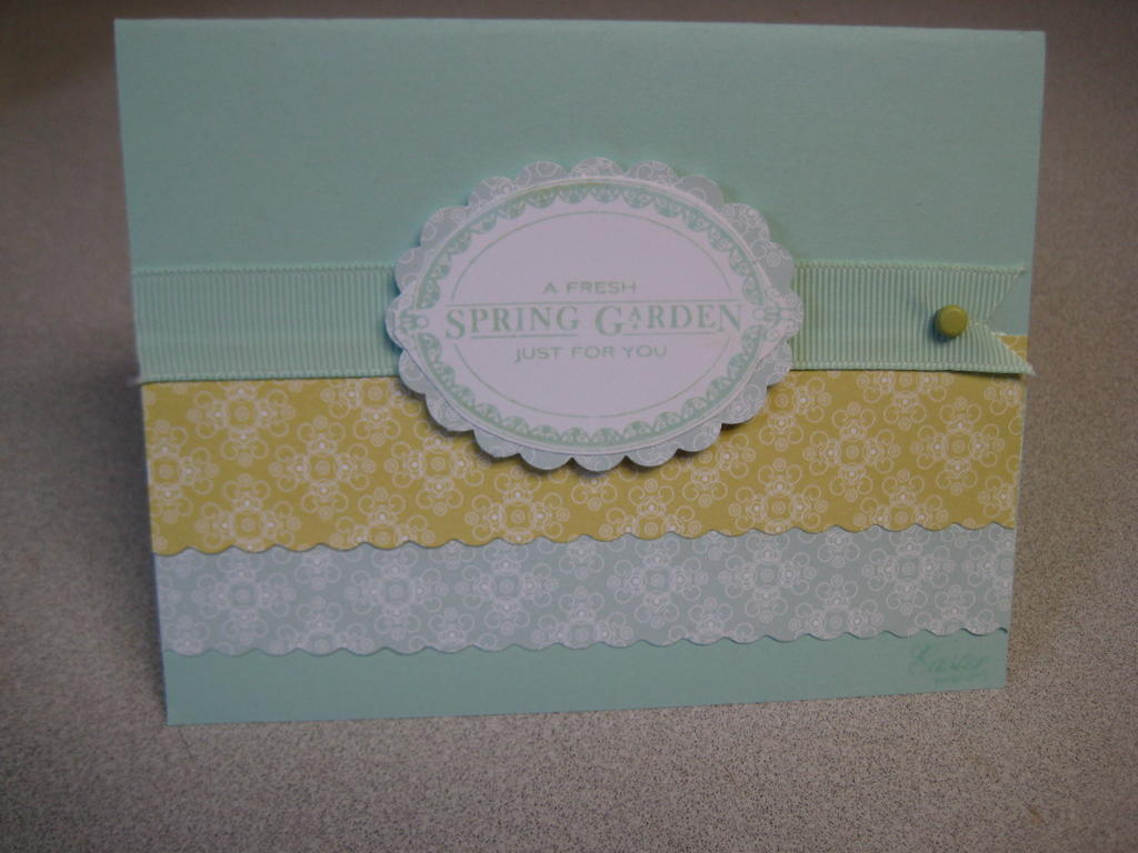 I love the new Papertrey CS and the Everyday blessings paper.  Seems to me these days that the...
