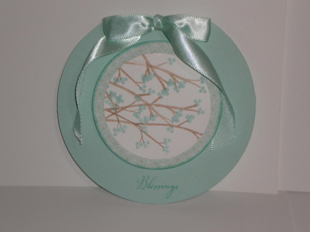 Round Easter Card