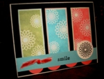 Stamps: Text Boxed<br />
Paper: SU! Basic Black, Whisper White, Coral Cameo, Cool Caribbean<br...