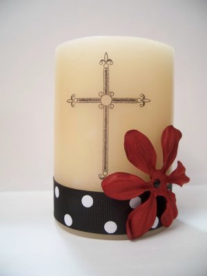 Stamps: Everyday Blessings- PTI<br />
Ink- Basic Black- SU!<br />
Other- ribbon; Prima flower;...