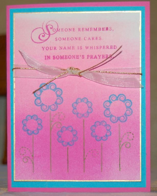 This was actually my first try with acrylic stamps and I&#039;m hooked!  I brayered  SU soft...