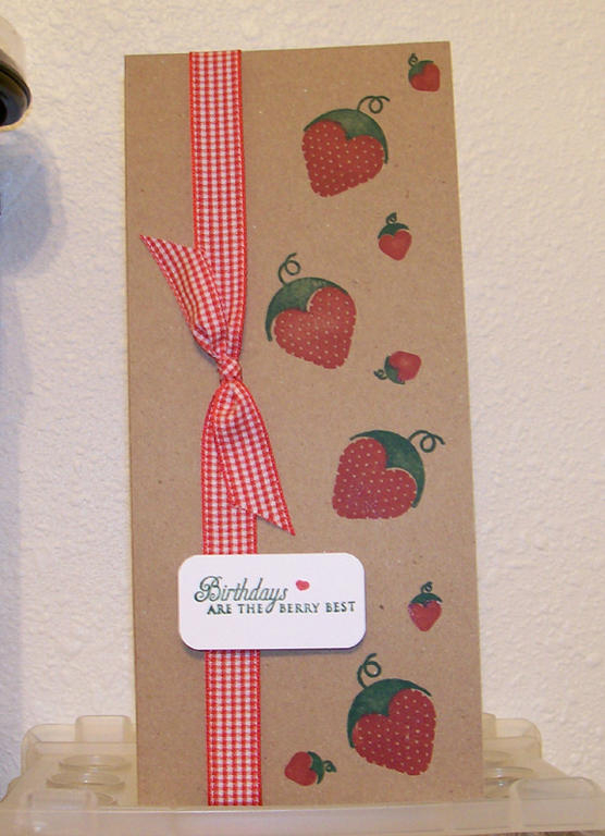 This card uses My Punny Valentine/Year Round Puns.  It was a quick, but cute card made simple by...