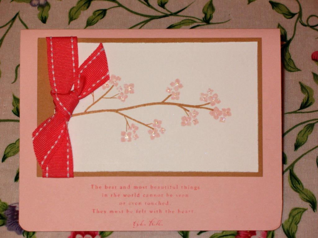 Supplies Used<br />
Paper: Sweet Blush, Whisper White and Creamy Caramel CS<br />
Ink: Sweet...