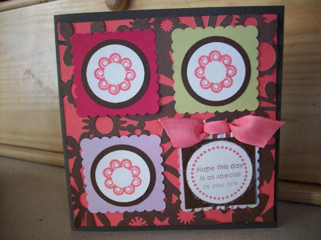 Special Bday Card- Tje birthday basics set is just what I needed! I love the berry sorbet- it...