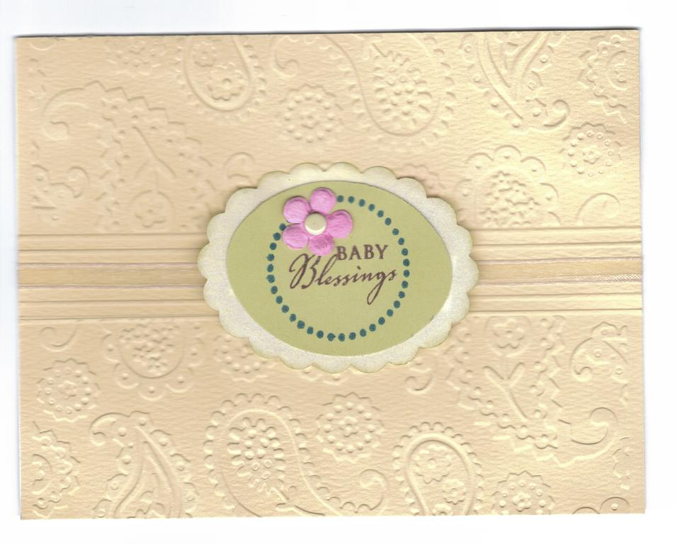 Baby Blessings - Borders &amp; Corners Monogram Edition, Out On A Limb, Cuttlebug Paisley...