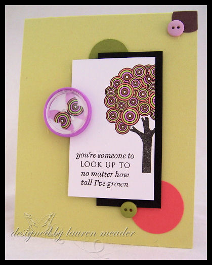 Looking Up-Retro Tree<br />
<br />
Stamps-Father Knows Best<br />
Cardstock-PTI select white,...