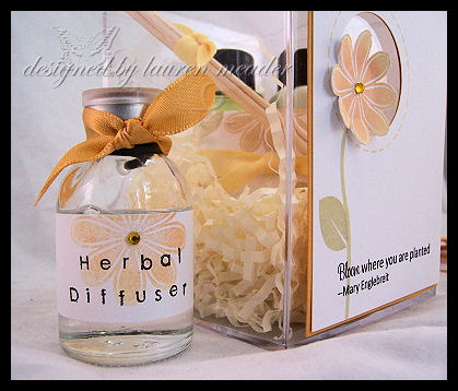 Bloom where planted gift set-herbal diffuser<br />
<br />
Bloom where planted gift set-...
