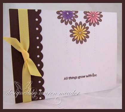 Grow with love<br />
<br />
Stamp-Garden of Life<br />
Ink-Choc. chip, Copic markers<br />...
