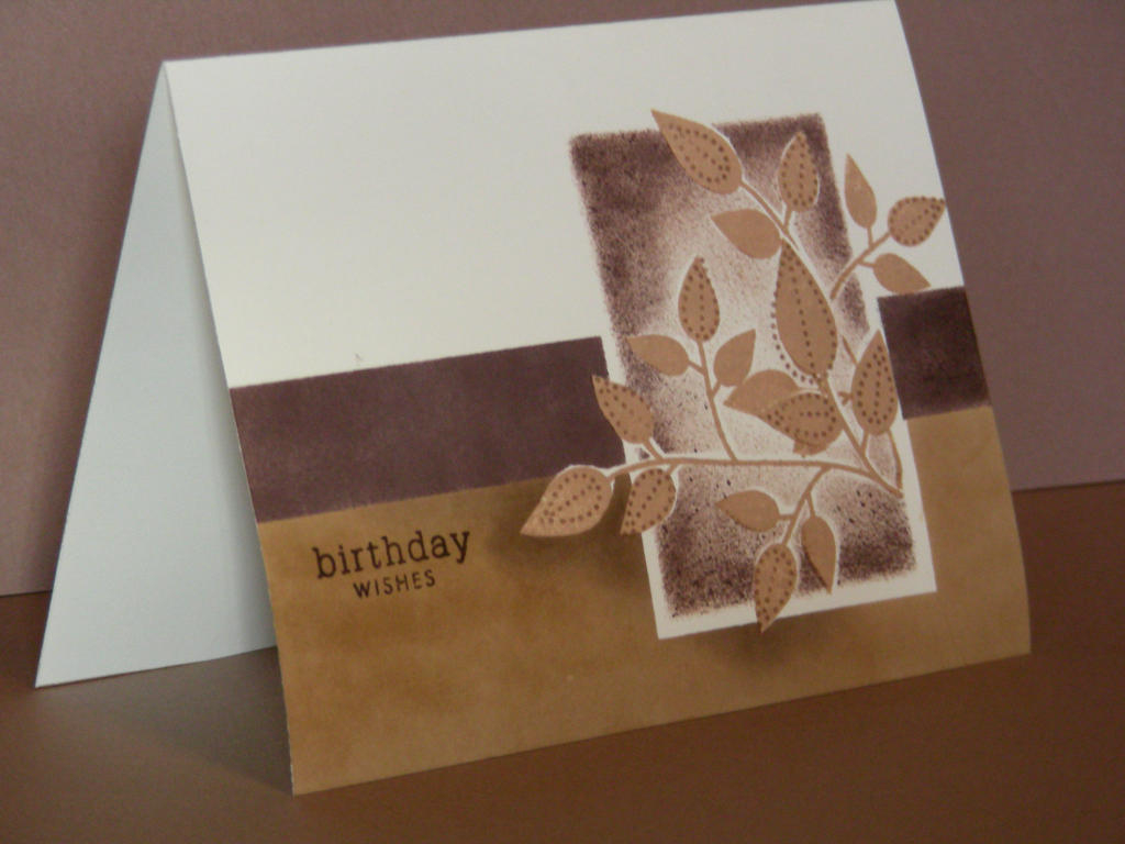This is a one layer card - it is done entirely by masking.