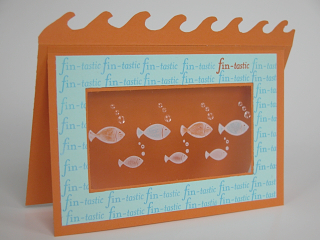 Stamps: Pond life <br />
Paper: Only Orange SU, Aqua Mist PTI, Transparency<br />
Ink: White...
