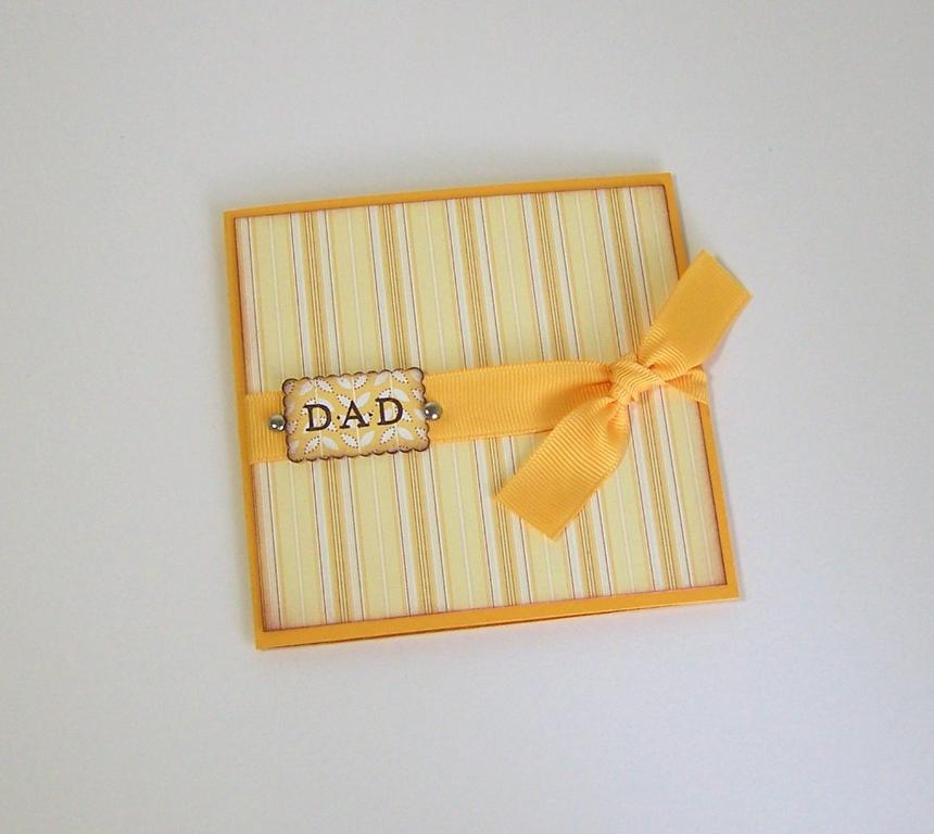 Stamps- Father Knows Best<br />
Cardstock- Lemon Tart, SS White, Summer Sunrise<br />
Pattern...