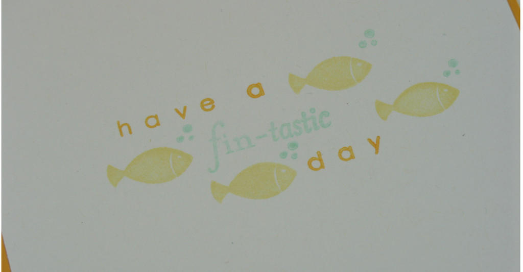 Birthday Fishes Card - Inside<br />
Stamps:  Pond Life, Pond Life Sentiments, Simple...