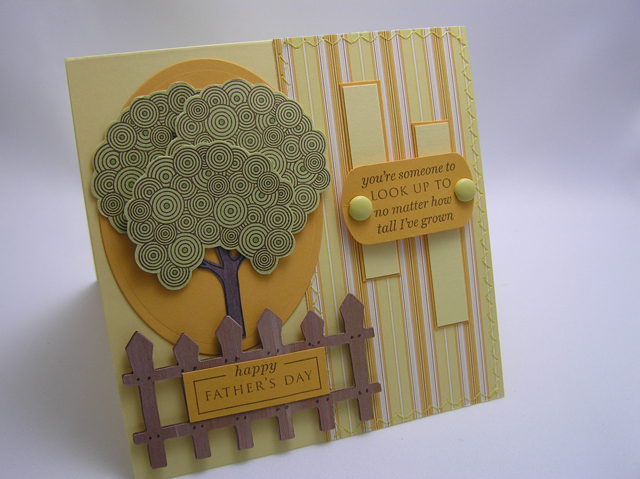 Father Knows Best Family Tree<br />
Stamps:  Father Knows Best<br />
Ink:  Palette Burnt...