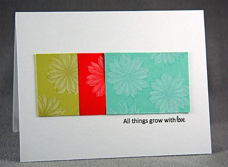 paper: Stampers Select White Cardstock by PTI, Berry Sorbet by PTI, Aqua Mist by PTI, Spring...