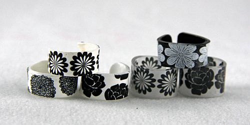 ink: Black Palette Ink (on the clear and white) and White StazOn (on the black)<br />
stamps:...