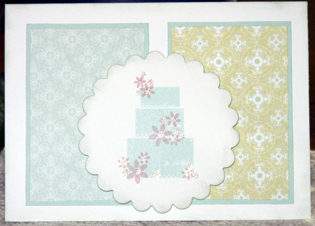 Wedding card featuring Everyday Blessings and Piece of Cake