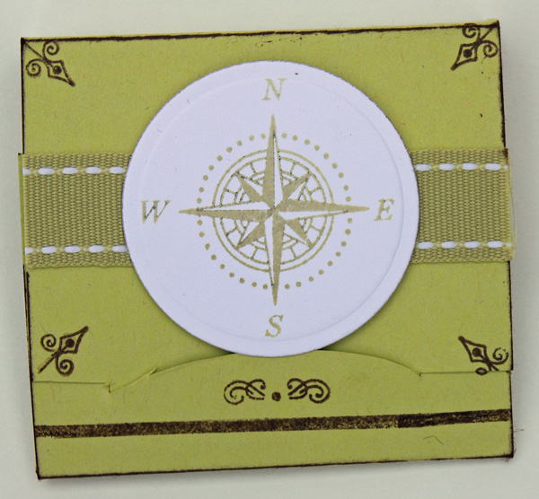 Project Title:  Fatherâ€™s Day Matchbook<br />
Stamps: Father Knows Best, Faux Ribbon,  Borders...