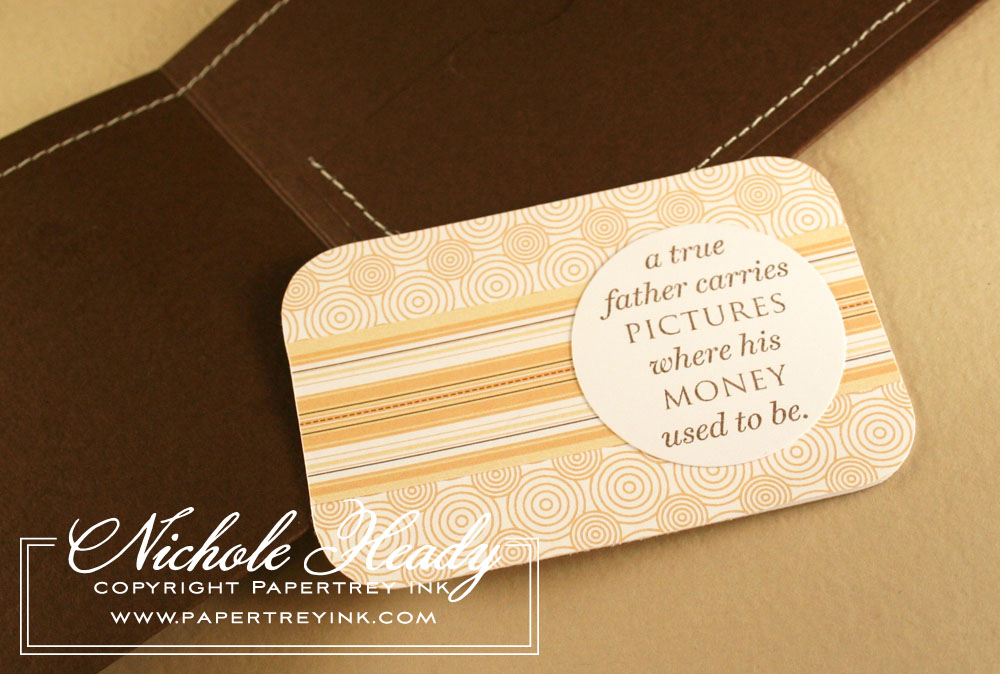 For more information visit my blog, www.nicholeheady.typepad.com<br />
STAMPS: Father Knows...