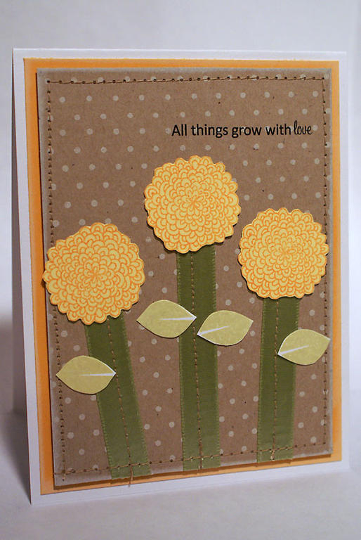 Supplies:<br />
<br />
Stamps: Garden of Life, Polka Dot Basics (Papertrey Ink)<br />
<br />...