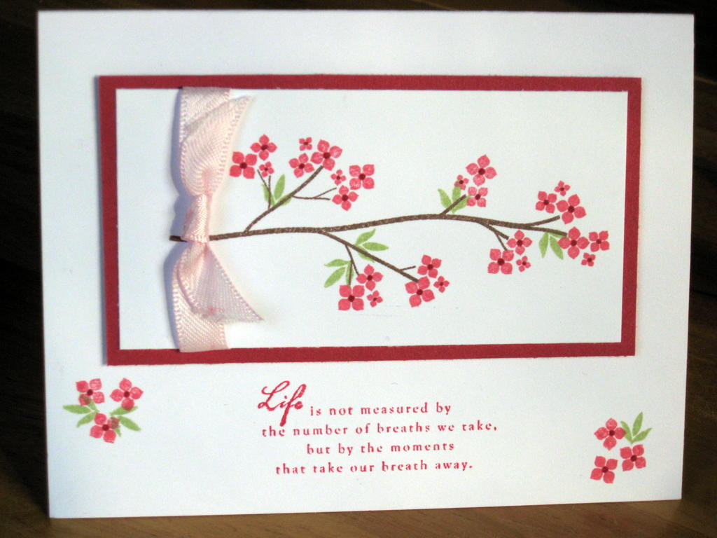 One of my first Out on a Limb cards.