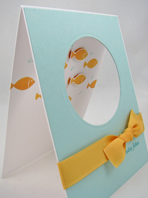 Stamps: Pond Life and coordinating add-on sentiment set<br />
Cardstock: Stamper&#039;s Select...