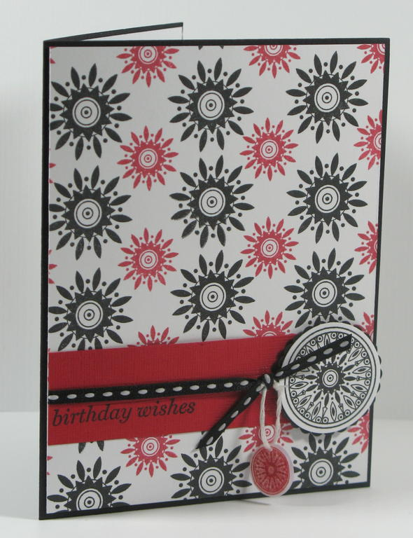 Bold Happy Birthday<br />
<br />
Stamps:  Simple Little Things (PTI)<br />
Cardstock:  Stamps...