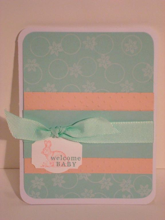 Papertrey Baby Bunny Card: I wanted to try and use the very manly wildlife set i just bought for...