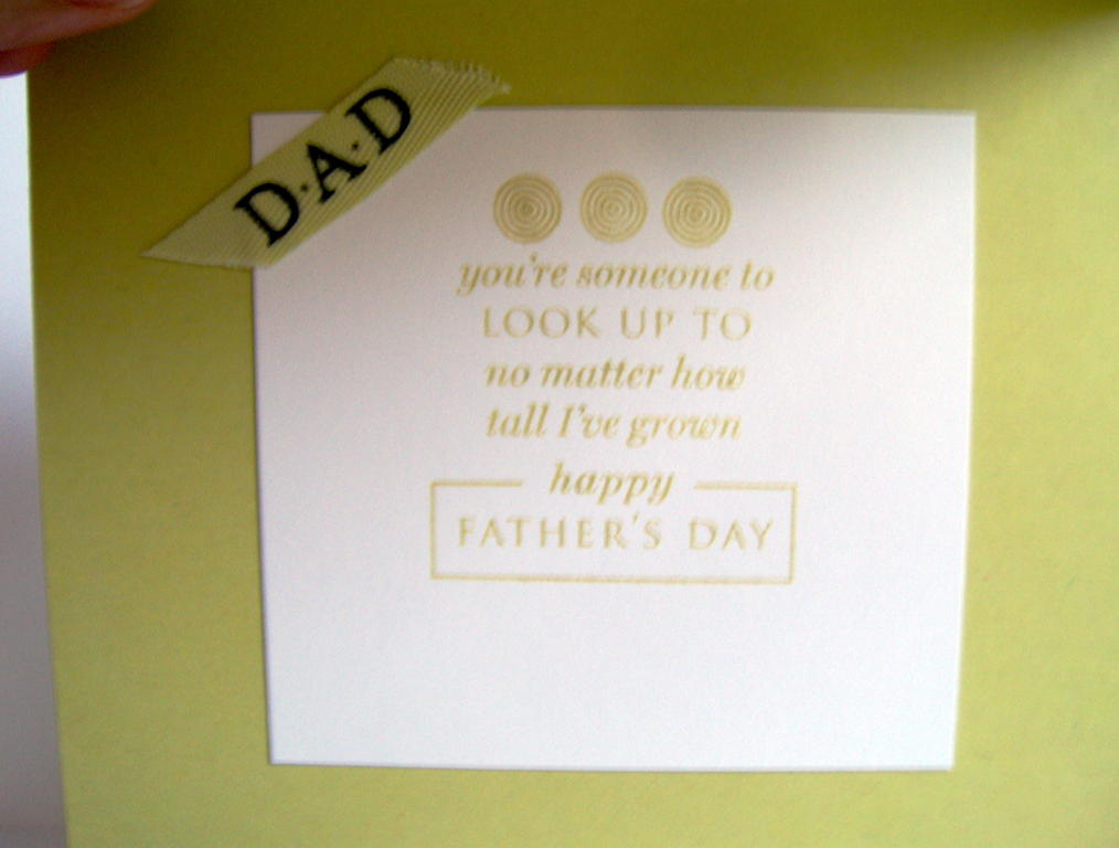 This is the inside of the card.