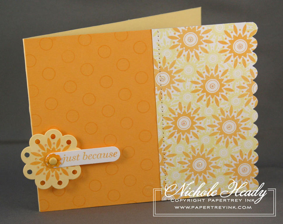 Stamps- (starbursts &amp; sentiment) Simple Little Things, (dotted background) Polka Dot...