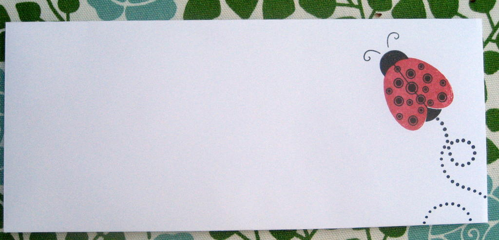 Birth Announcement Envelope