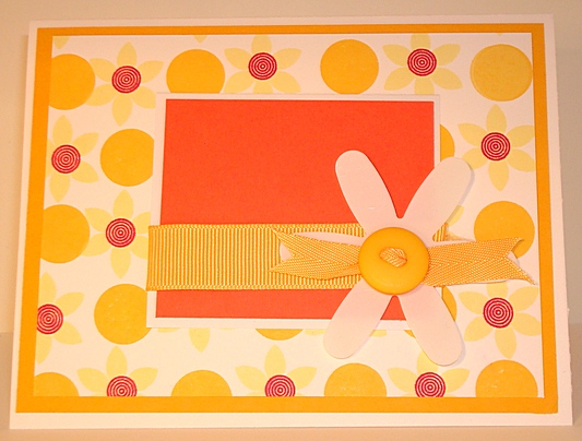 Cardstock: Berry Sorbet, Summer Sunrise &amp; White Ink: Summer Sunrise, Lemon Tart and Purely...