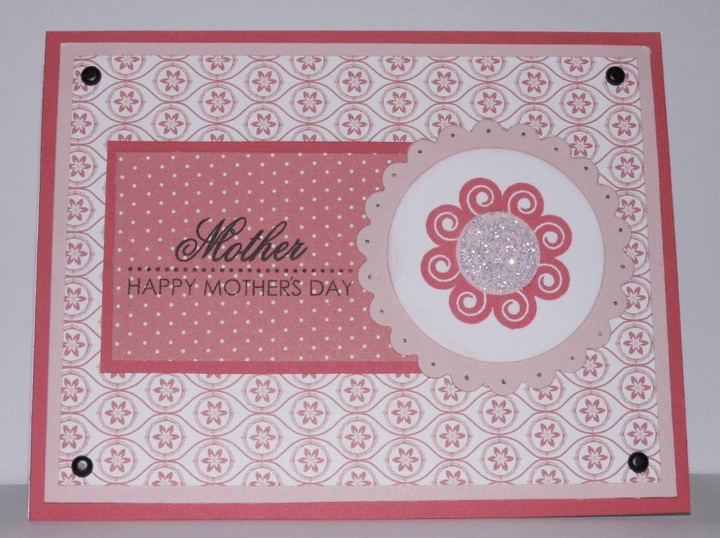 Mother&#039;s Day card using Women of Life set, and Berry Sorbet, Sweet Blush and Pink Patterns...