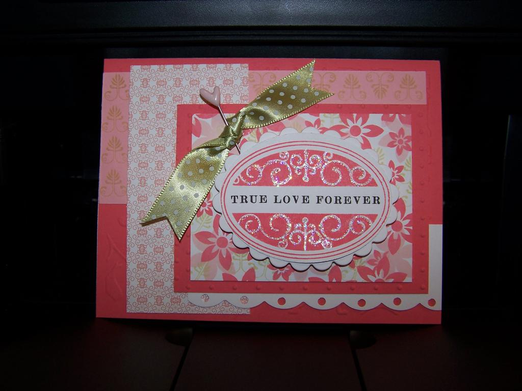 The frame is from Sweet Love stamped on my oval Nestie. The flower paper is stamped with BBT.