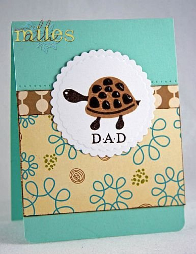paper: Stampers Select White Cardstock by PTI, Aqua Mist by PTI<br />
patterned paper: Summer...
