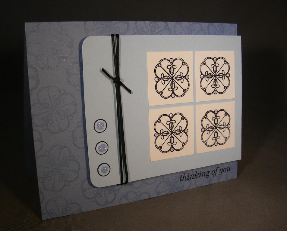 I really love the Simple Little Things set.  It is just so versitile.  Here is a monochromatic +...