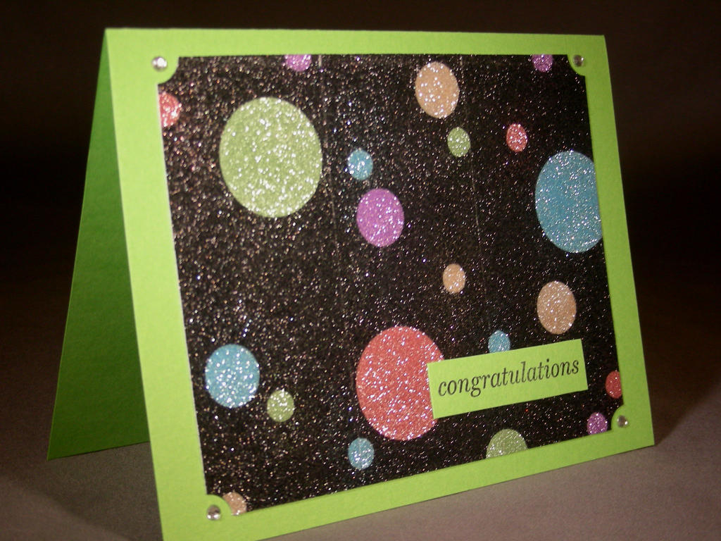 this card uses sookwang tape and Jewel Glitter Ritz.  It is a fun technique.  I love the font...