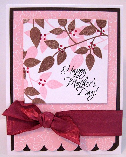 I love doing these leaves in non traditional leaf colors. The sentiment is a rub on from MSE I...