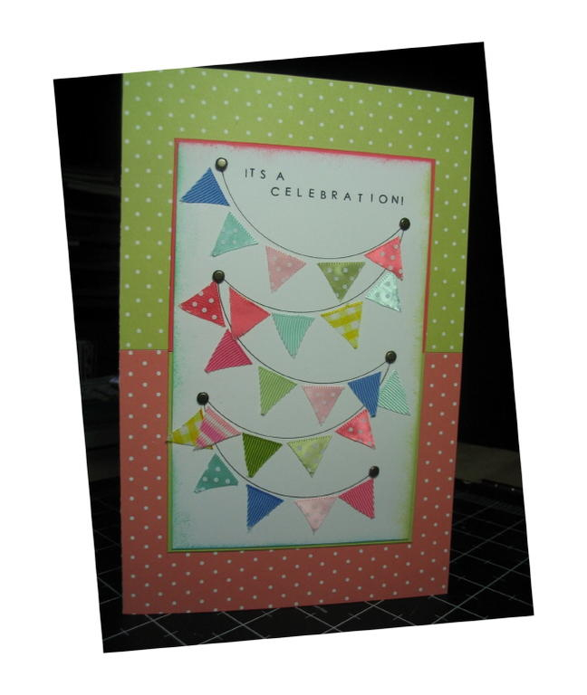 I finally finished my March Blog Hop card!  I was waiting to buy It&#039;s a Celebration, but it...