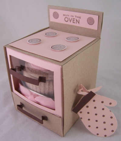 Bun IN the oven box favor<br />
<br />
Stamps-Favor It Baby, Father Knows best (circle from...