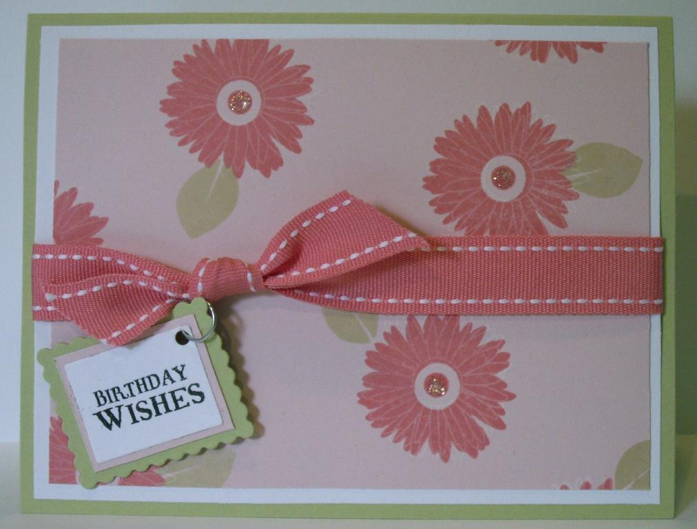 Garden of Life handstamped paper